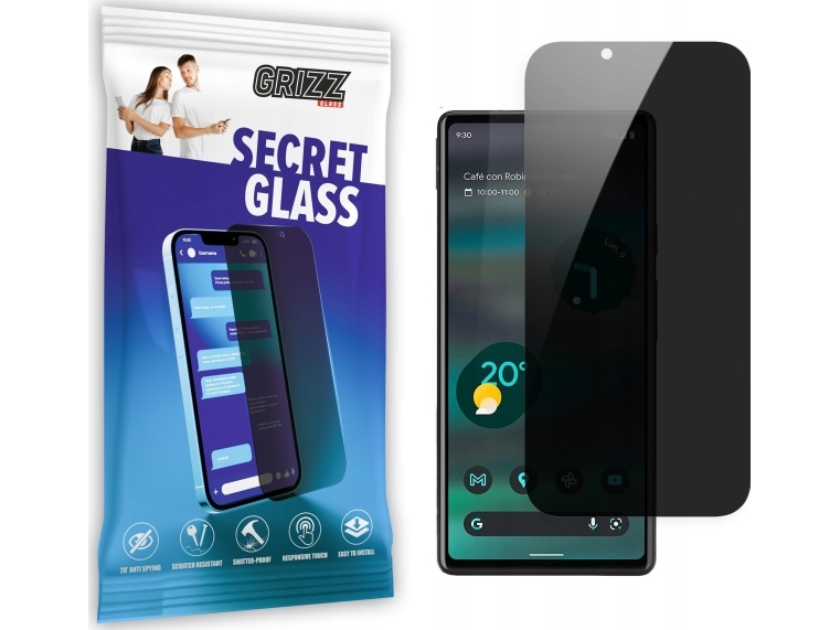 Grizzglass Secretglass Privatlivsglas Til Google Pixel 6A
