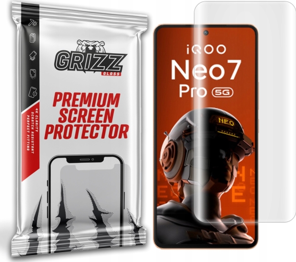 Grizzglass Hydrogel Film Grizzglass Hydrofilm Til Vivo Iqoo Neo 7 Pro