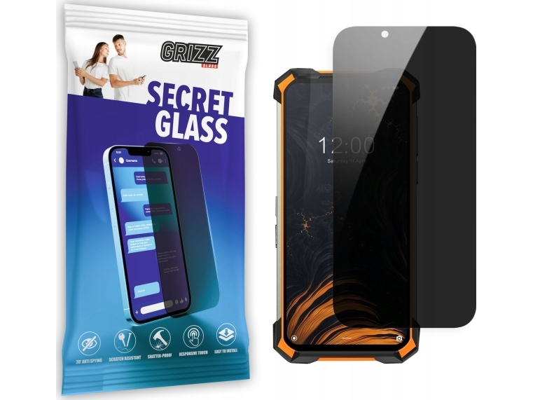 Grizzglass Secretglass Privatlivsglas Til Doogee S68 Pro
