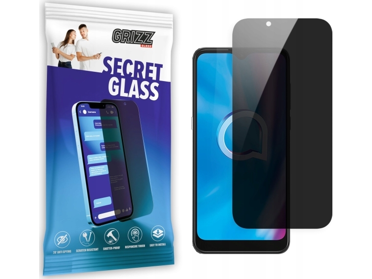 Grizzglass Privatsphären-Glas Grizzglass Secretglass Für Alcatel 1V 2020
