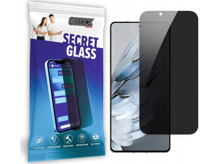 Grizzglass Sichtschutzglas Grizzglass Secretglass Für Nubia Z50s Pro