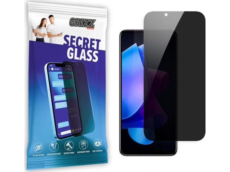 Grizzglass Secretglass Privacy Glass Til Tecno Pop 7 Pro