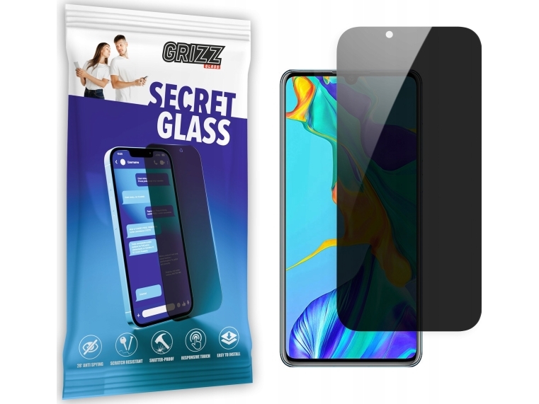 Grizzglass Secretglass Sichtschutzglas Für Huawei P30 Lite