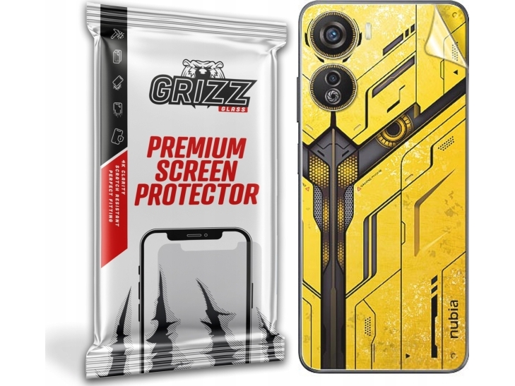 Grizzglass Satinskin Bagsidefolie Til Zte Nubia Neo