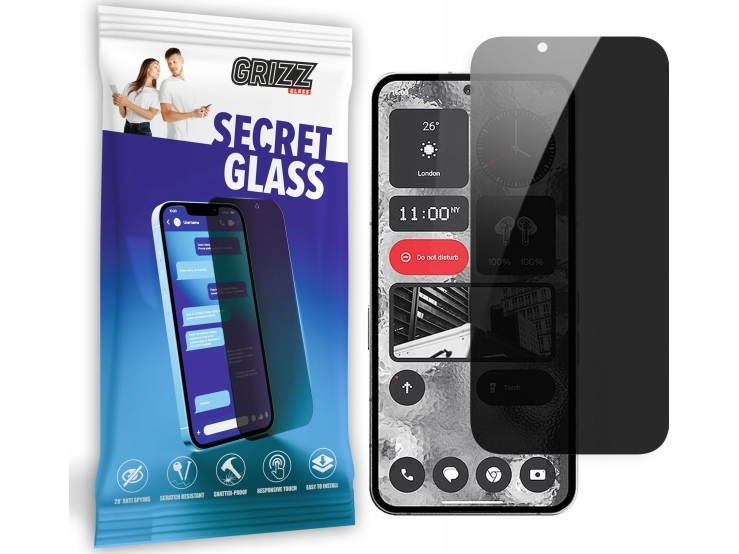 Grizzglass Privatiseringsglas Grizzglass Secretglass Til Nothing Phone 2
