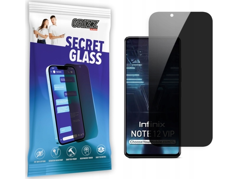 Grizzglass Privatiseringsglas Grizzglass Secretglass Til Infinix Note 12 Vip