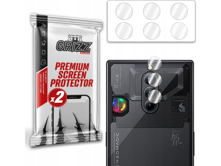 Grizzglass Glas Für Die Kamera Grizzglass Hybridglass Camera Für Nubia Red Magic 8S Pro