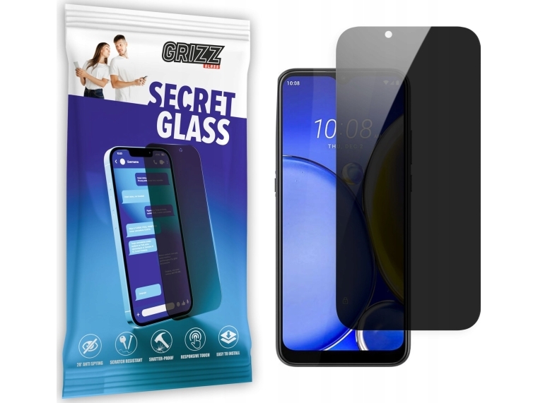 Grizzglass Secretglass Privacy Glass Til Htc Wildfire E2 Play
