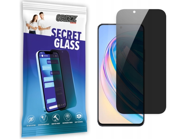 Grizzglass Sichtschutzglas Grizzglass Secretglass Für Honor X8a