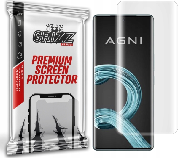 Grizzglass Hydrogel Skærmbeskyttelse Grizzglass Hydrofilm Til Lava Agni 2