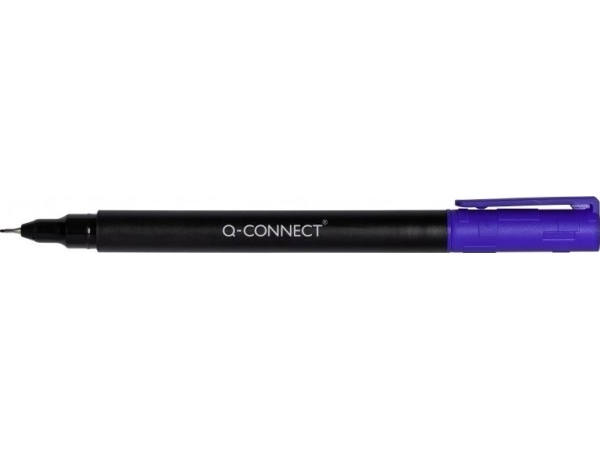 Q-Connect Cd/Dvd Marker Q-Connect, S, 0,4Mm (Strich), Blau