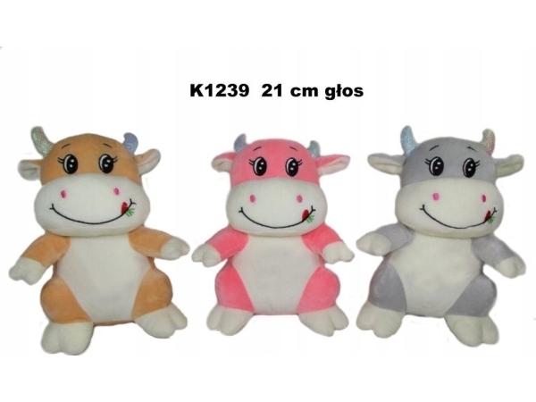 Cow K-1239 3-Farbig Mit Stimme 20 Cm 63974