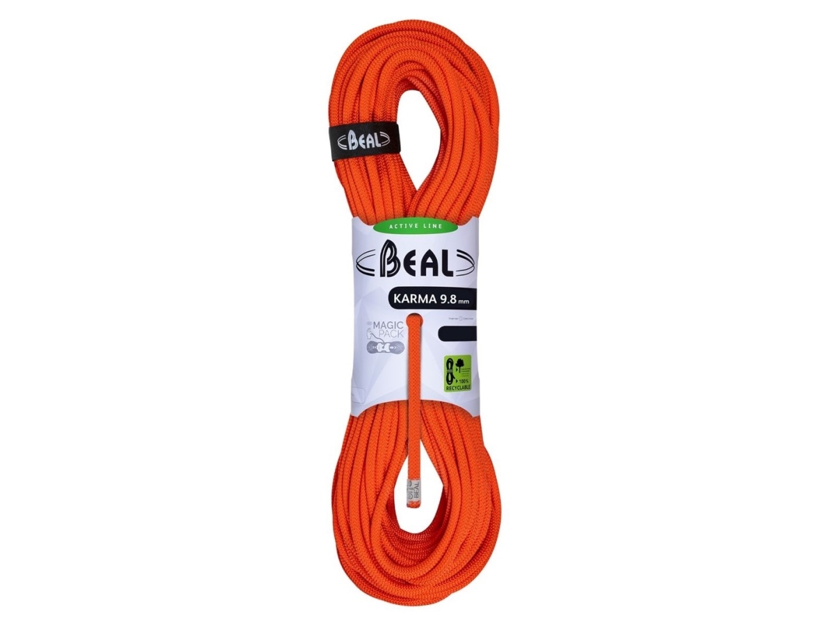 Rope Feed 9,8Mm 80M-Solid Orange Beal