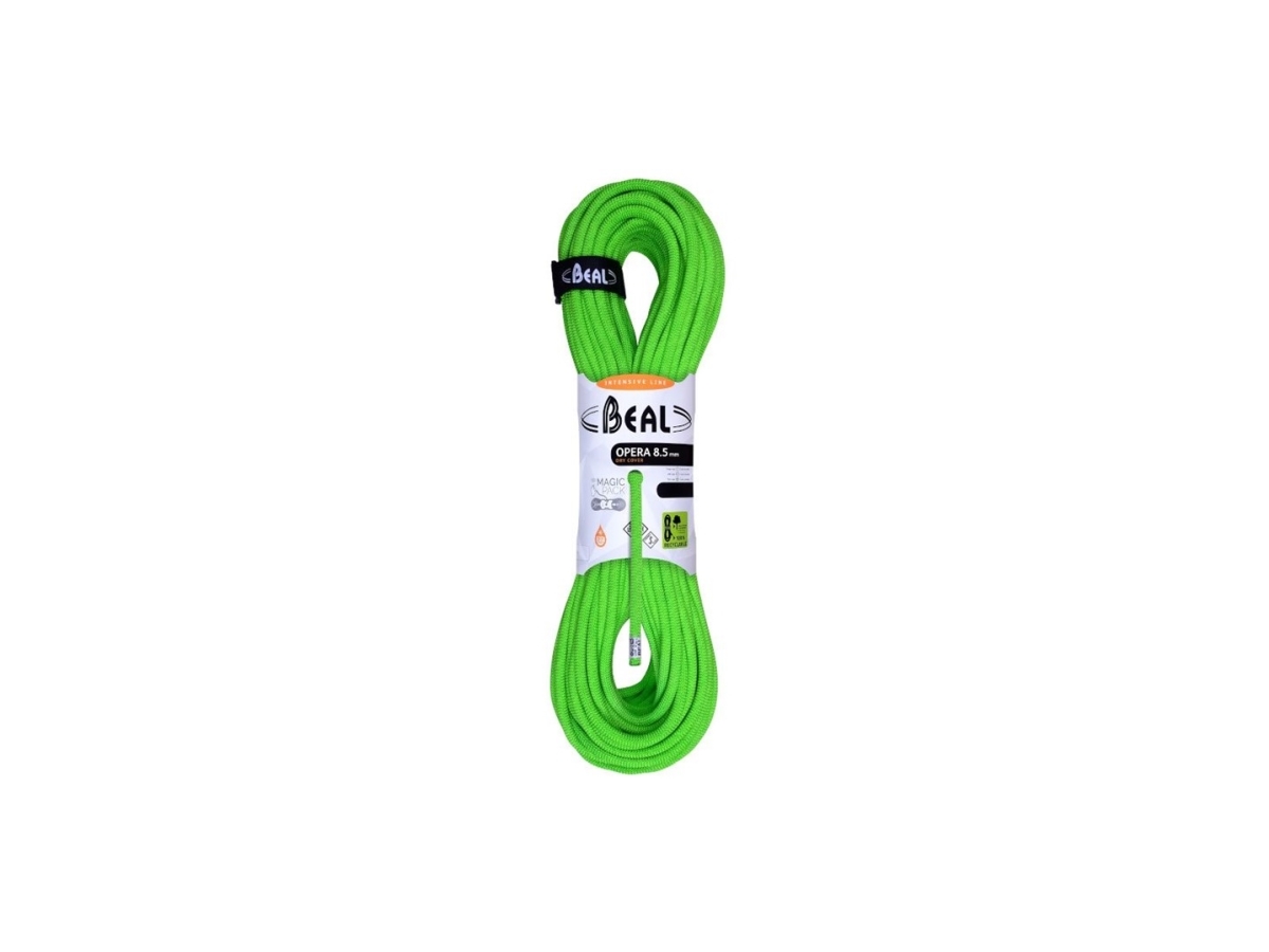Opera unicore rope 8.5mm 60m dry-green BEAL