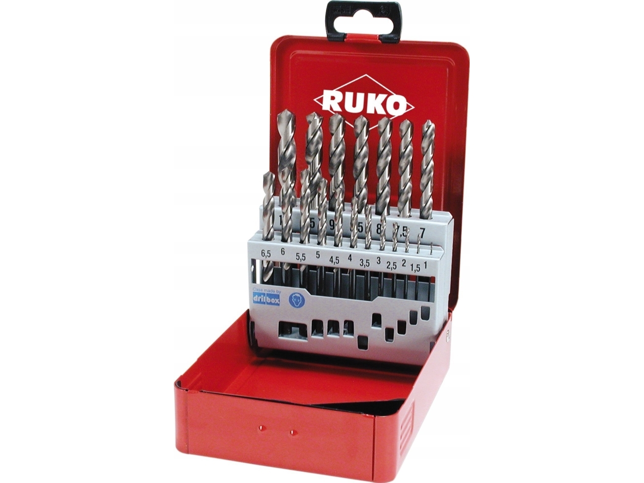Grąžtas 19 Dalių Grąžtų Rinkinys Ruko Terrax Hss