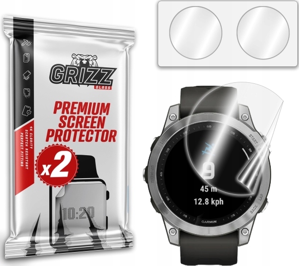 Grizzglass Keramik-Schutzfolie Ceramicfilm Für Garmin Fenix 7