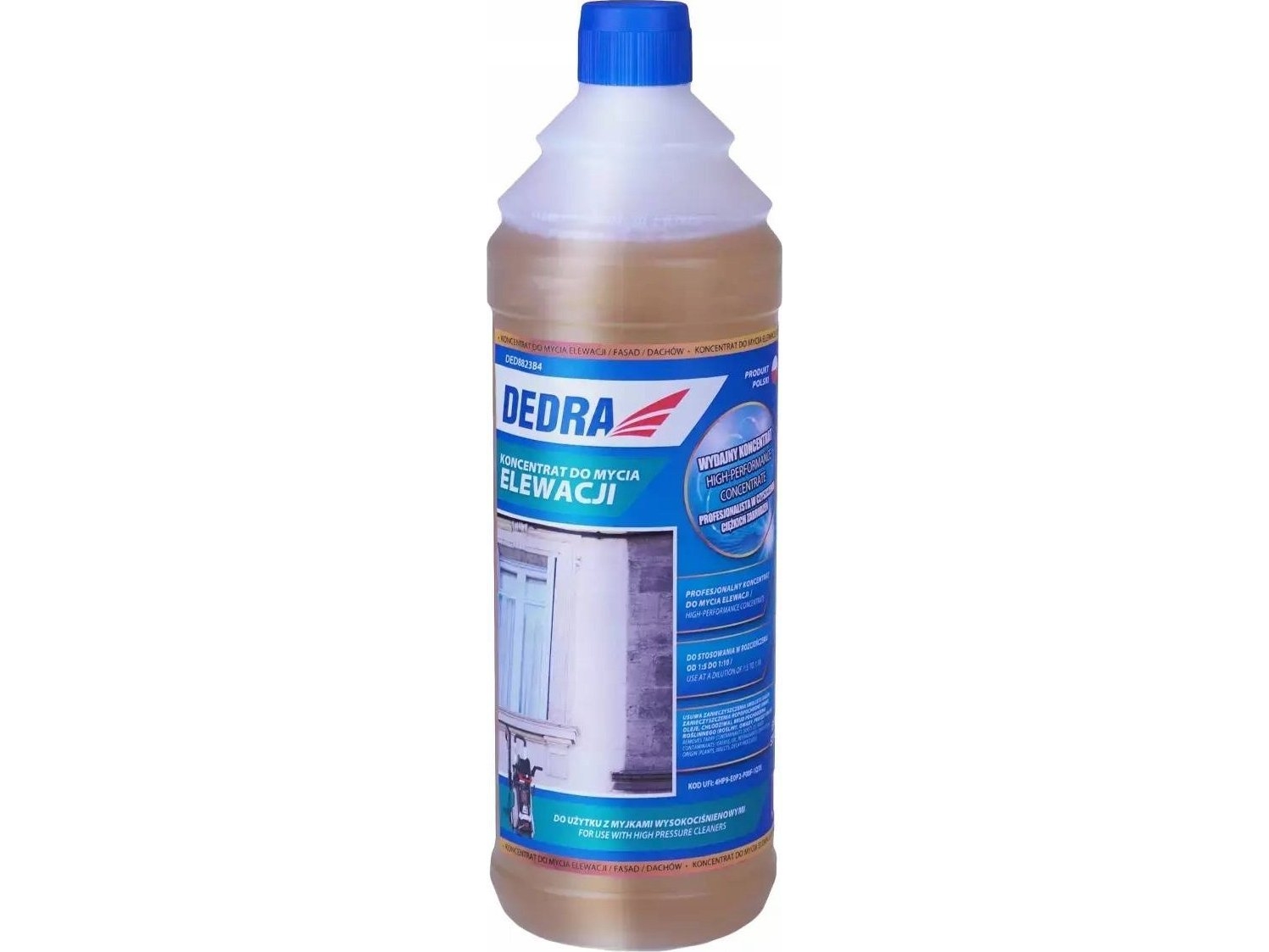 Dedra koncentrat 1L til vask af facader, vægge og tag, koncentrat