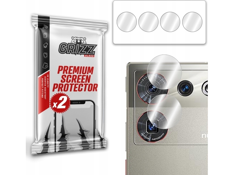 Grizzglass Hybridglass Kameraglas Til Zte Nubia Z50 Ultra