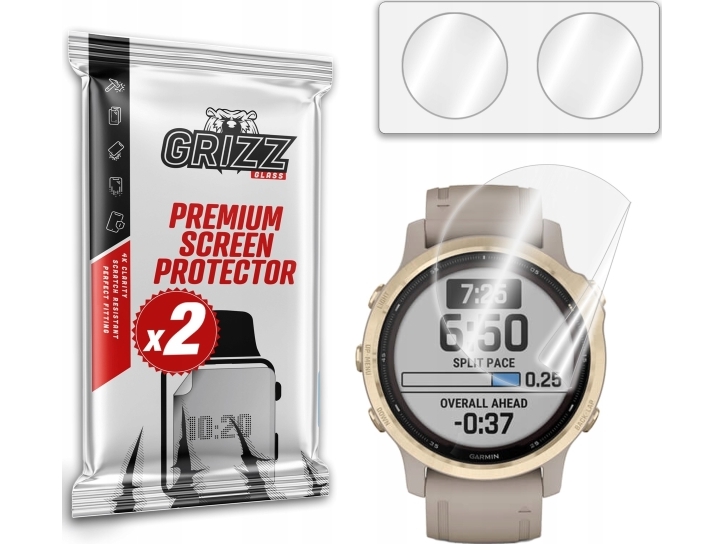 Grizzglass Keramikfolie Grizzglass Ceramicfilm Für Garmin Fenix 6S