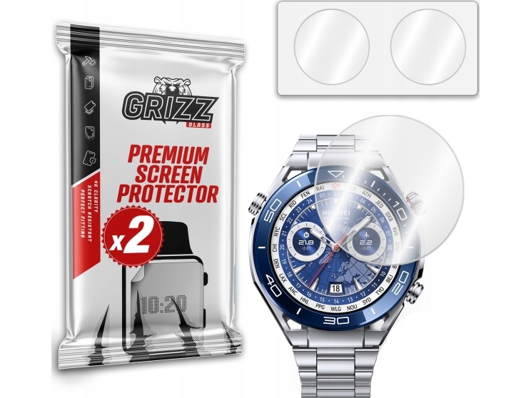 Grizzglass Hybridglas Grizzglass Hybridglass Für Huawei Watch Ultimate
