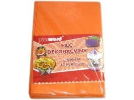 Polsirhurt Dekorativer Filz Orange 20X30 10Stk.