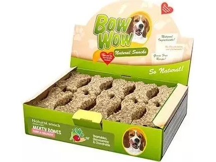 Bow Bow Wow 640 Hundeleckerli Rindfleischknochen Gemüse 30 Stk