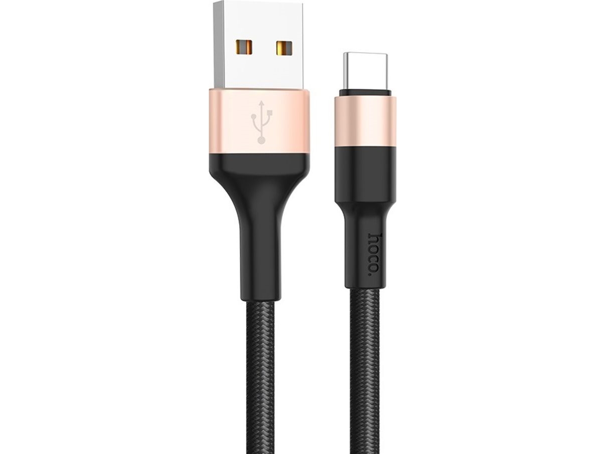 Usb-Kabel Hoco Usb-A Til Usb-C, Sort