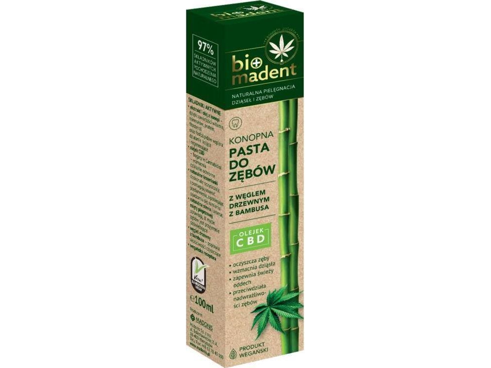 Annabis Bio Madent Hamp Pasta Til Tyggegummier 100 G, Olie