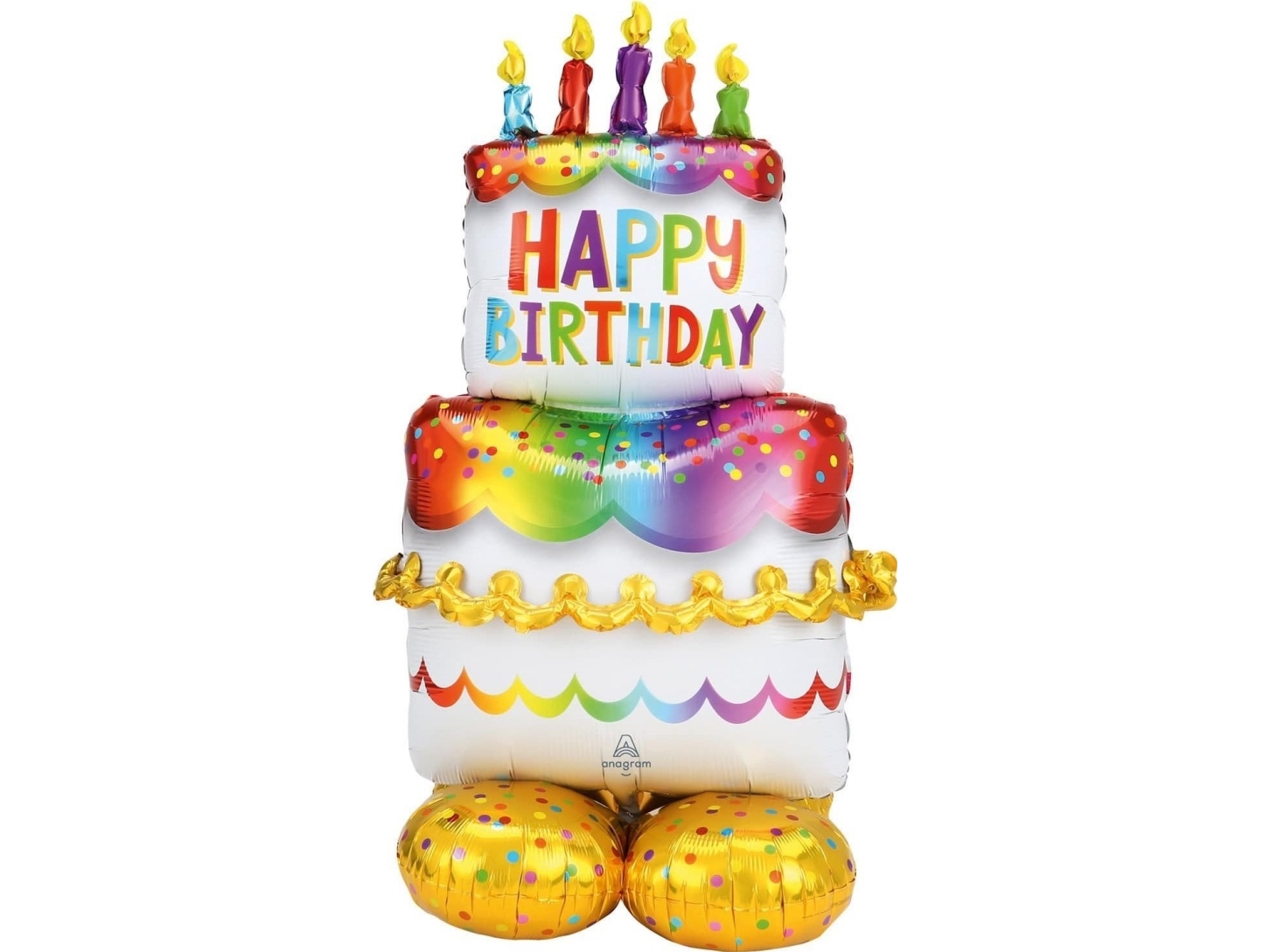 Amscan 4244911, Toy Balloon, Folie, Fødselsdag, 68 Cm, 3 Stk