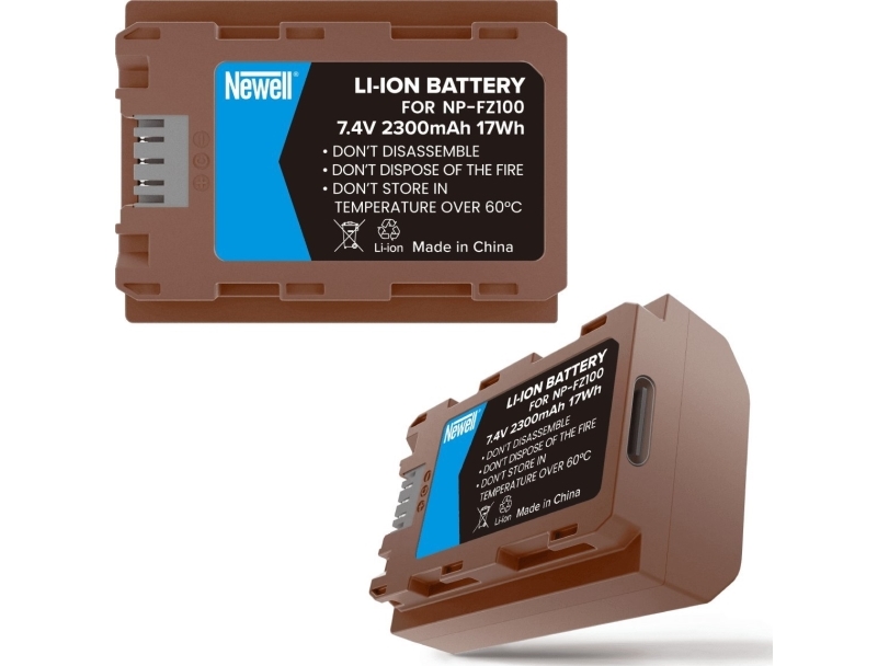 Newell Erstatningsbatteri Np-Fz100 Usb-C Til Sony