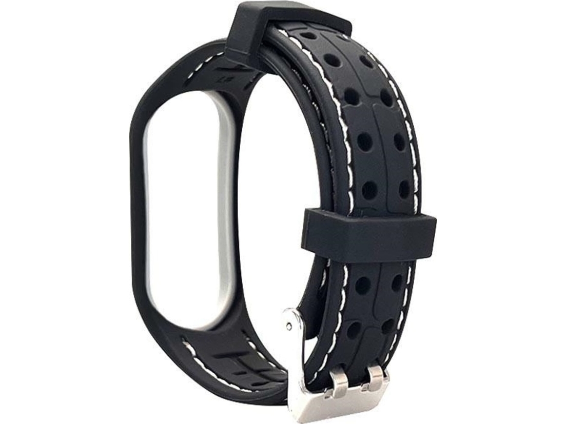 Beline Beline Pasek Smart Mi Band 3/4 Czarno-Biały Black/White