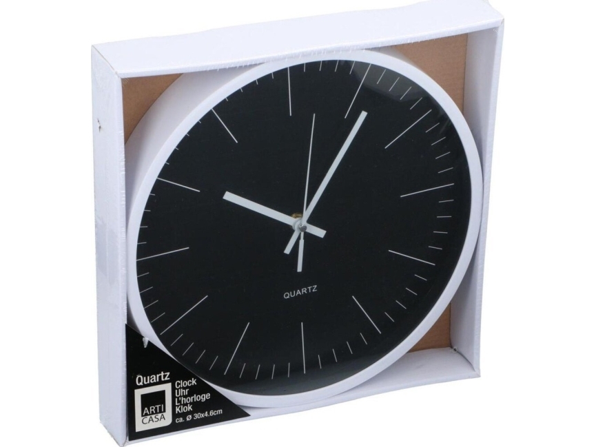 Articasa Väggklocka 29,5X4,6CM ARTICASA VIT | Möbler - Tillbehör - Väggklockor | GameStuff