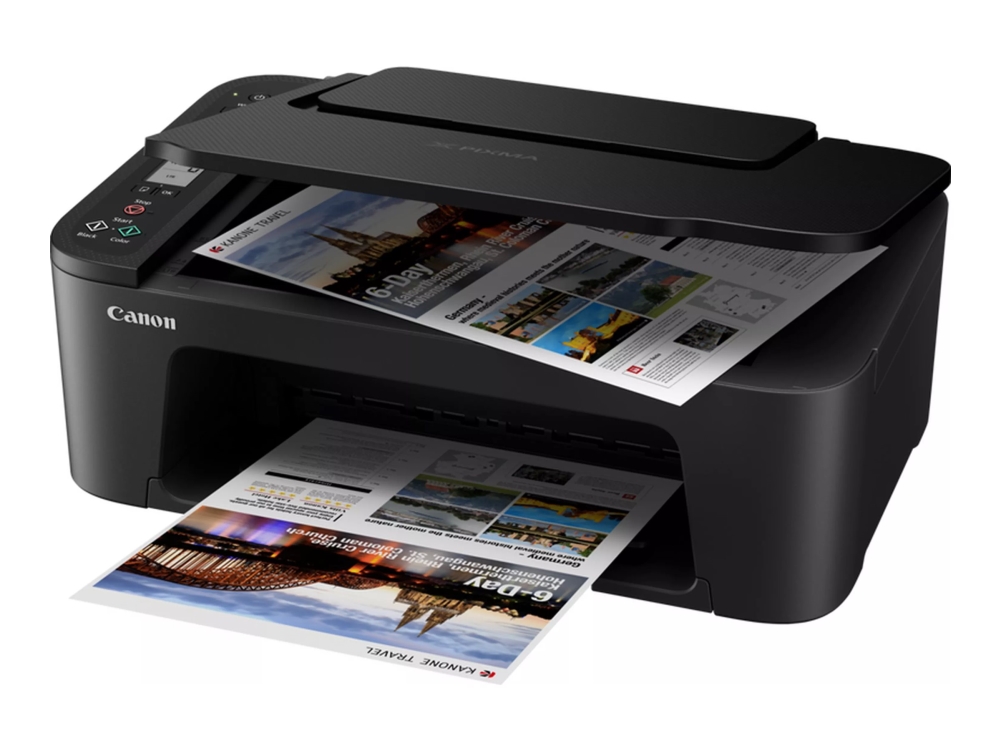 Canon Pixma Ts3550i 3-In-1 Wlan-Farb-Multifunktionssystem, Schwarz, Tintenstrahl, Farbdruck, 4800 X 1200 Dpi, Farbkopieren, A4, Schwarz