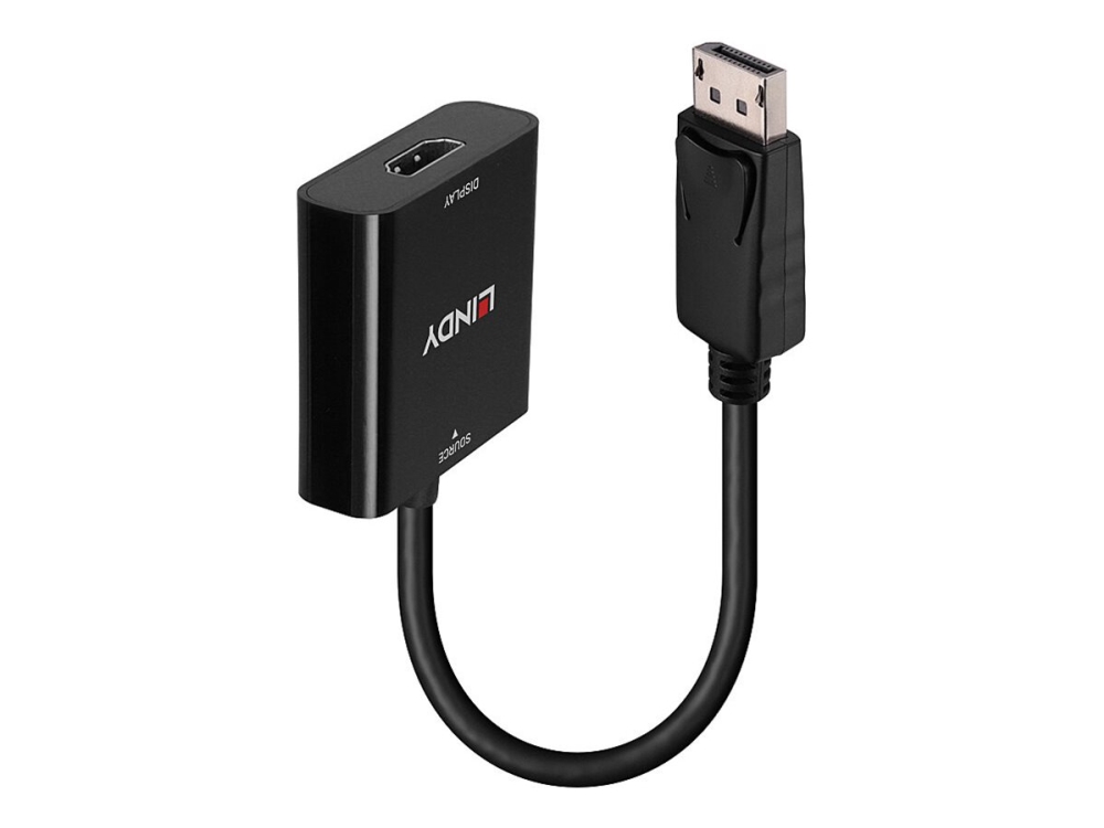 Lindy - Videoadapter - DisplayPort han til HDMI hun - sort