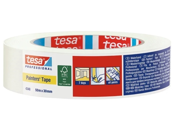 Tesa proffsmålartejp 7 dagar 50 m 38 mm H0434818 | Färg & Tillbehör - Täckmaterial - Maskeringstejp | GameStuff