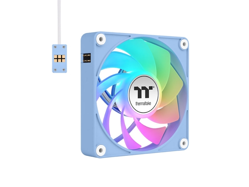 Thermaltake Cl-F198-Pl12bu-A, Ventilator, 12 Cm, Blau