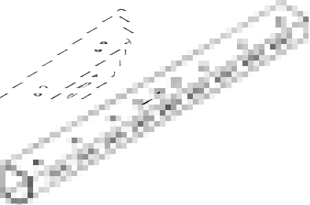 CUBIC Hjørneskinne 12 modul | EL Artiklar - Elcentral - Diverse utrustning för svarta tavlor | GameStuff