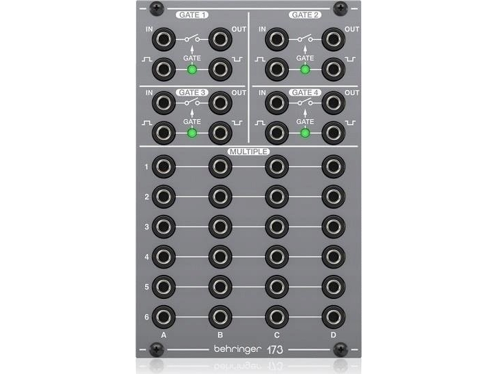 Behringer Behringer 173 Quad Gate/Multiples Modulært Synthesizer-Modul