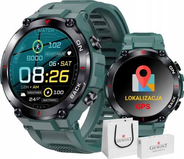 Smartwatch Giewont Smartwatch Giewont Gw460-2 Gps, Grün