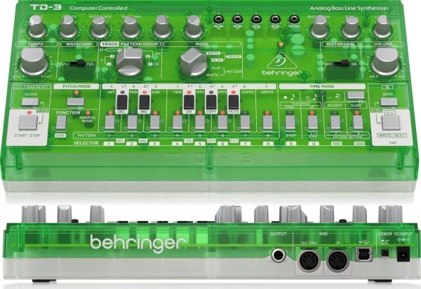 Behringer Behringer Td-3-Lm Bassline-Synthesizer Grün Transparent