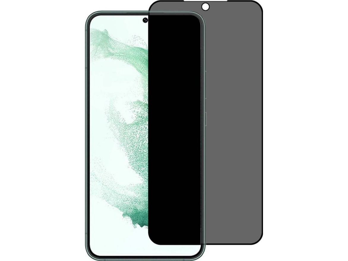 Hærdet Glas Til Samsung Galaxy S22 / S23 – Privatliv Sort