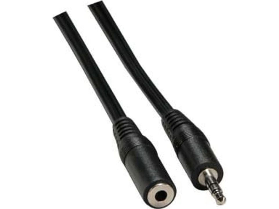 Neutralle Klinke 2.5Mm - Klinke 3.5Mm Kabel 3M Schwarz (81919)
