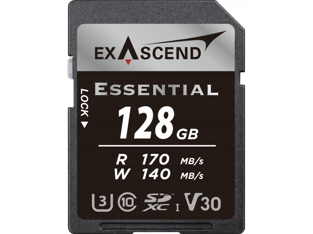 Karta Exascend Karta Pamięci Exascend Essential Uhs-I V30 128Gb