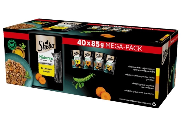 Sheba Nature's Collection Drób 40X85g