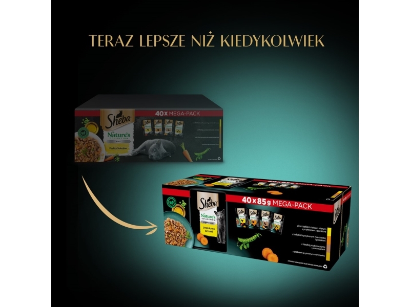 Sheba Natures Collection drób 40x85g | Sällskapsdjur - Katt - - Blötfoder katt | GameStuff