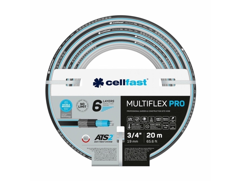 Cellfast Garden Hose Multiflex Pro Ats2 3/4" 30M