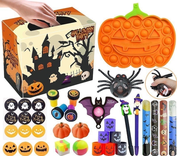 LeanToys sensoriskt set antistressleksaker Halloween fidget toys Pop It | N - A | GameStuff