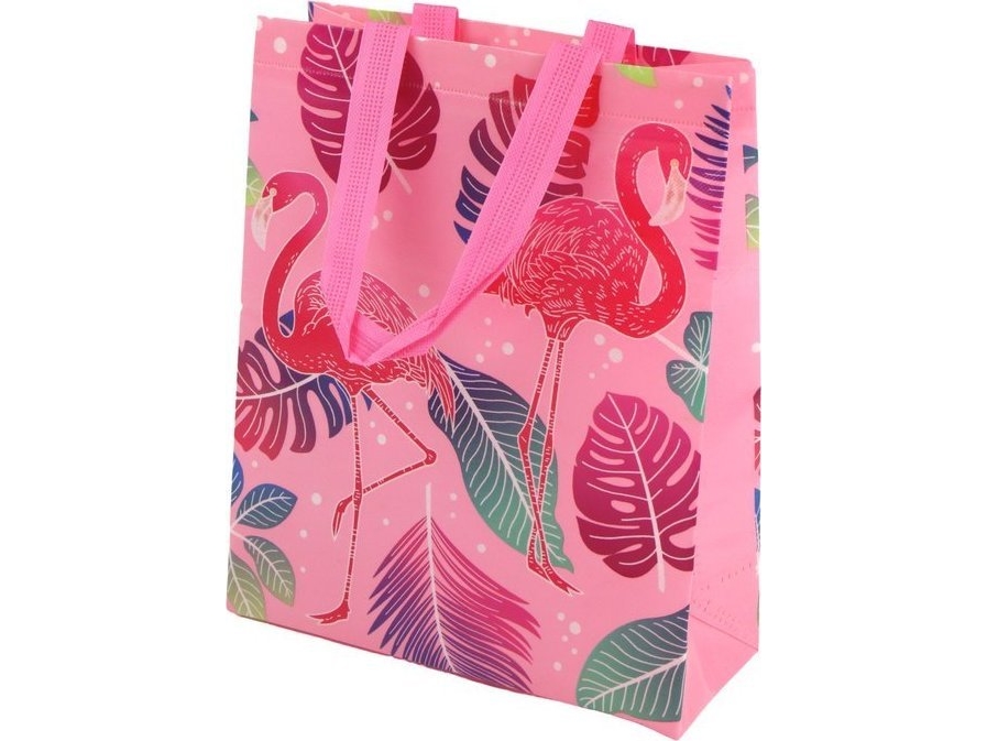Leantoys Geschenktasche Flamingos Rosa 30,5Cm X 24,5Cm X 10Cm