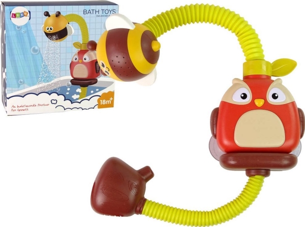 LeanToys Uiminen pöllö suihku mehiläinen lelu
