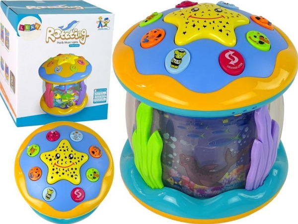 Lean Toys Žvaigždžių projektorius ir naktinė lempa LeanToys